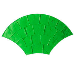 Molde abanico milan 80x60cm verde flex.