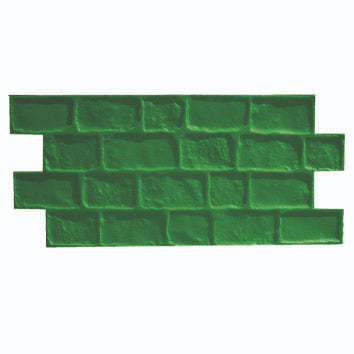 Molde adoquin irreglar 116x52cm verde flex.
