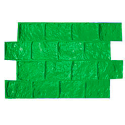 Molde adoquin rústico 63x43cm verde flex.