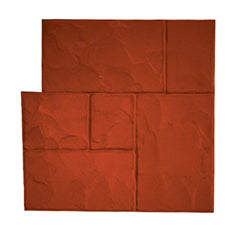 Imacem® molde silleria basalto iii 60x60cm rojo