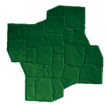 Imacem® molde Calzada Francesa 80 × 80 cm verde flex