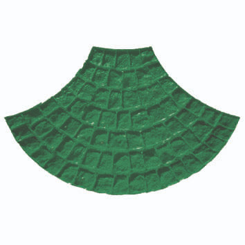 Molde abanico palermo 95x62cm verde flex.