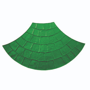 Molde abanico praga 131x78cm verde flex