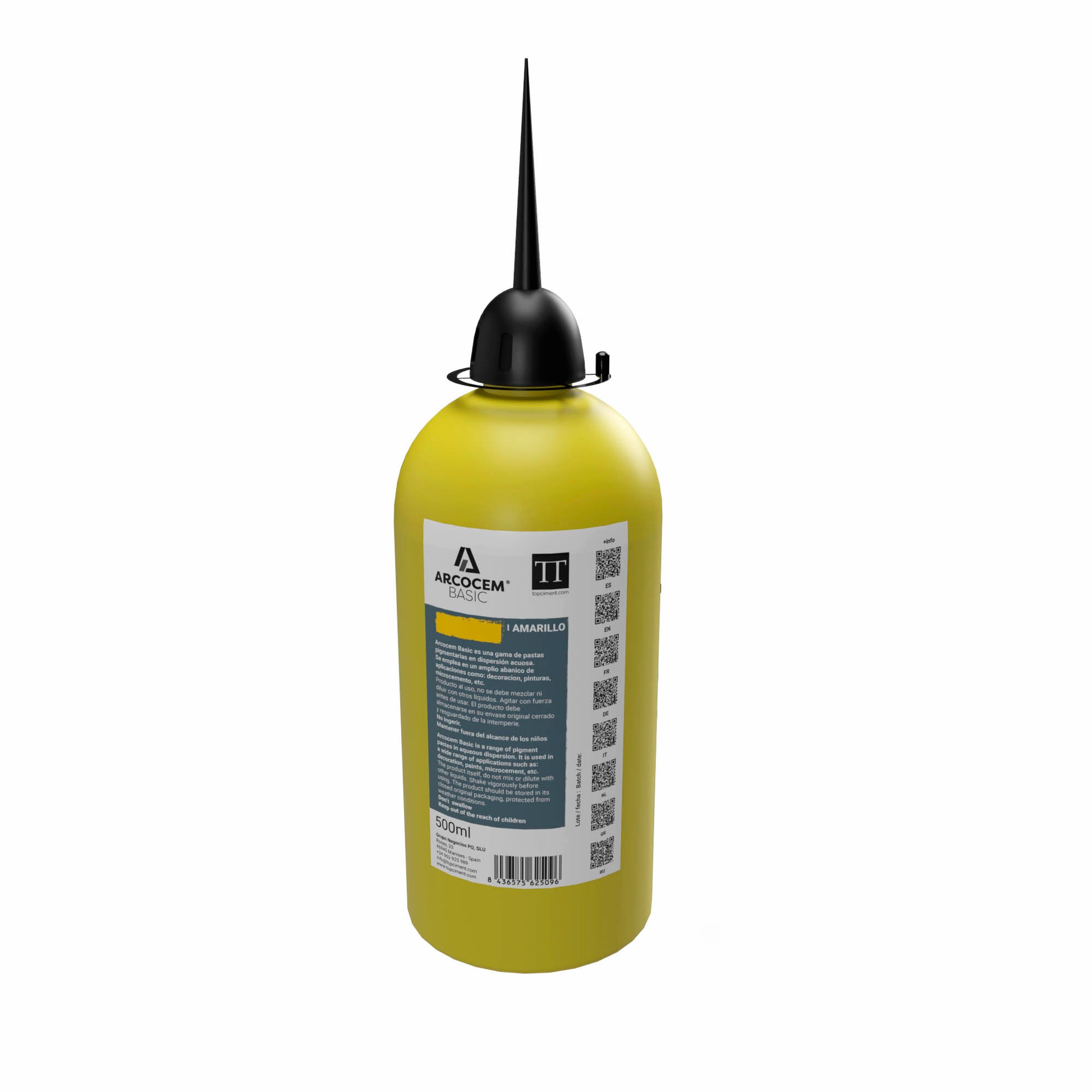 Arcocem Basic Amarillo 0.5L con dosificador - Topciment