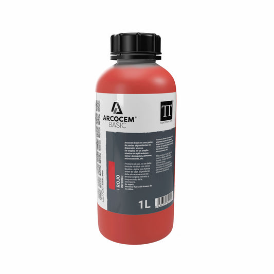 Arcocem Basic Rojo Intenso 1L - Topciment