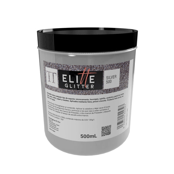 Elitte Glitter zilver 500 0,5L