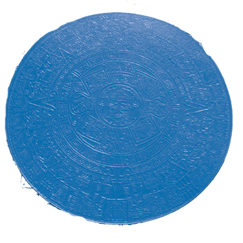 Imacem® molde circular maya 120cm azul