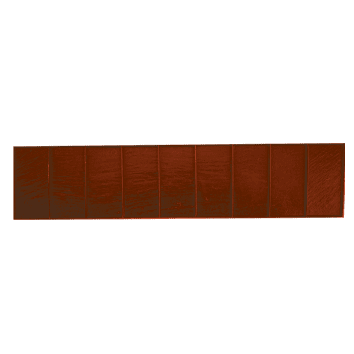 Imacem® molde cenefa ladrillo plano 83x21cm rojo