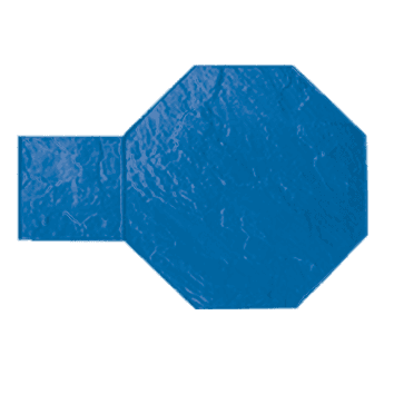 Imacem® molde losa octogonal a. 84x60cm azul